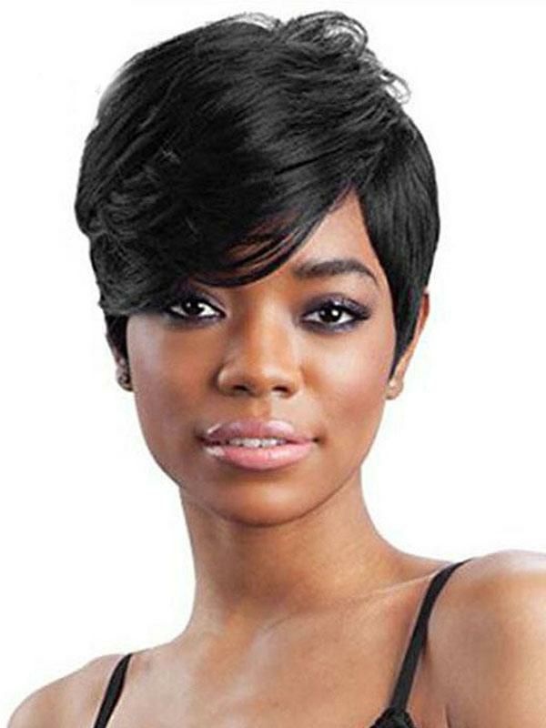 Accessories |   Black Straight Wigs Synthetic Heat Resistant Fiber Short Wig Accessories Accessories