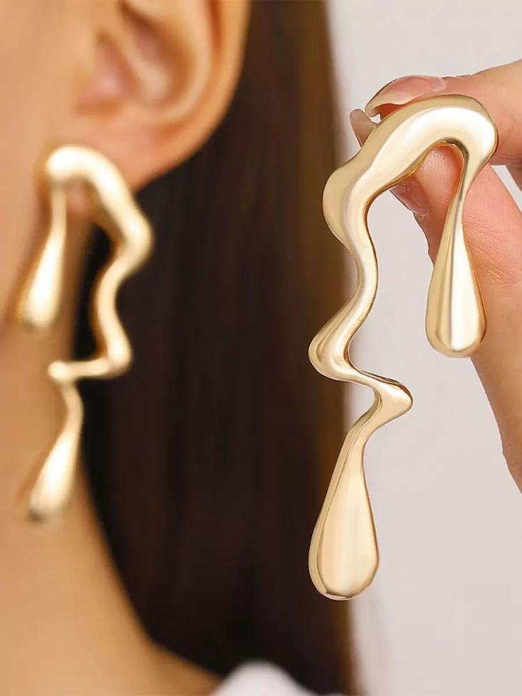 Accessories |   Earrings Gold Metal Adult’s Daily Casual Jewelry Accessories Accessories