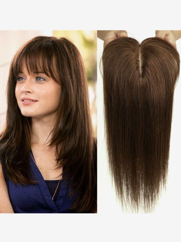 Accessories |   Hair Extensions For Women Layered Tousled Long Human Hair With Bangs/Fringe Accessories Accessories