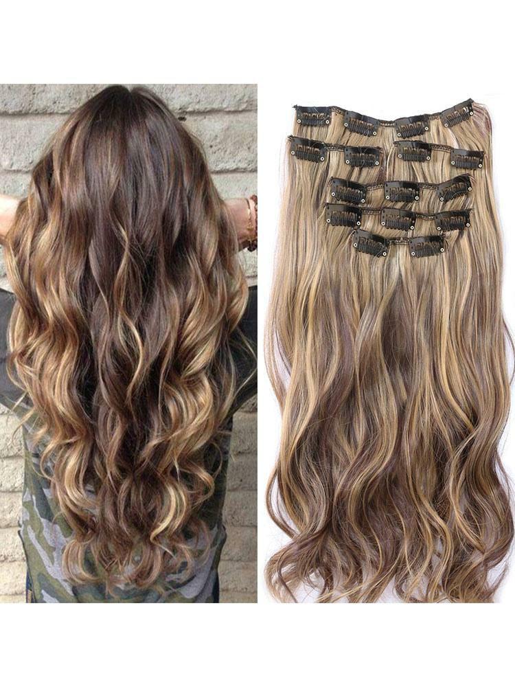 Accessories |   Synthetic Hair Extensions Tousled Full Volume Curls Long Hair Piece Accessories Accessories