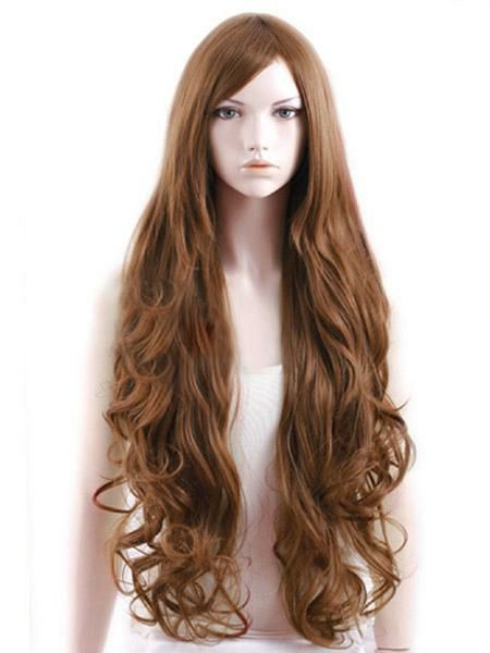 Accessories |   Urban Brown Heat-resistant Fiber Side Parting Woman’s Long Wig Accessories Accessories