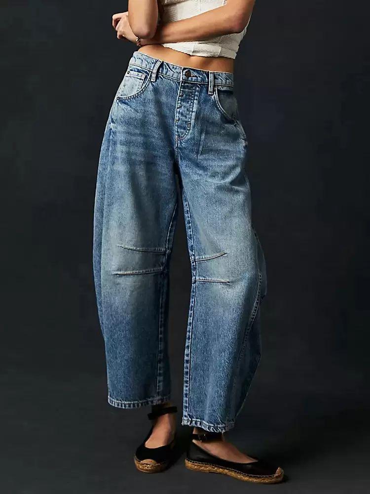 Bottoms |   Jeans Charming Wide Cotton Bottoms Bottoms