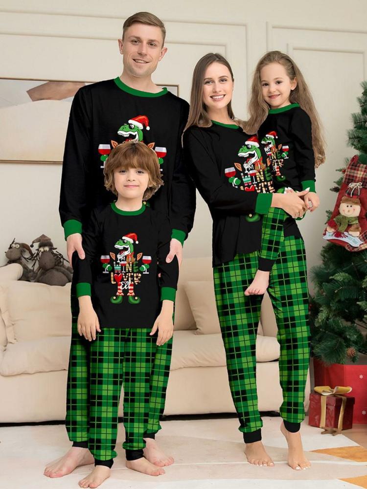 Home Wear |   Christmas Matching Family Pajamas Adult’s Kid’s Cotton Home Wear Clothing Home Wear