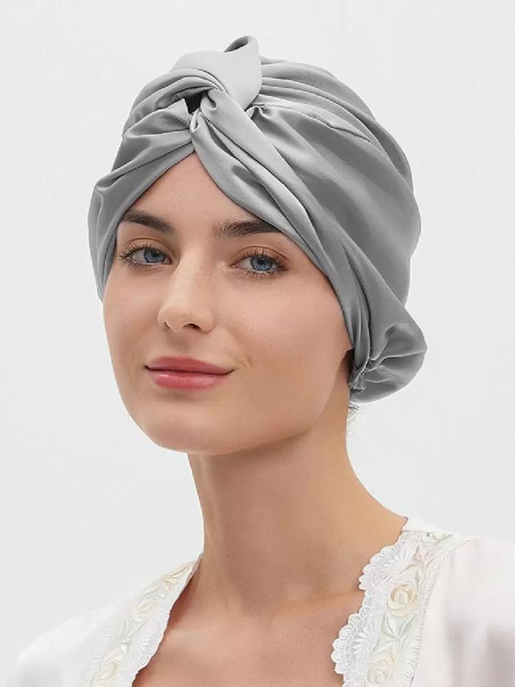 Home Wear |   Mulberry Silk Cap Breathable Comfortable Night For Hair Clothing Home Wear