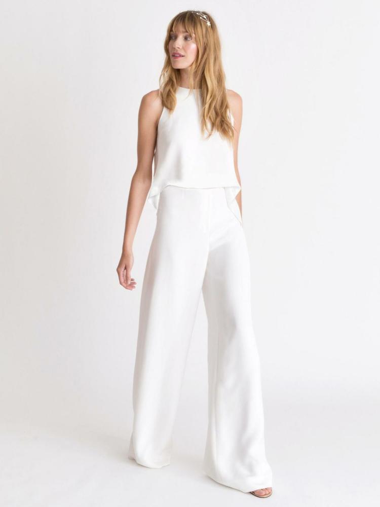 Jumpsuits |   Jumpsuit Sleeveless Chiffon Wide Leg One Piece Outfit Clothing Jumpsuits