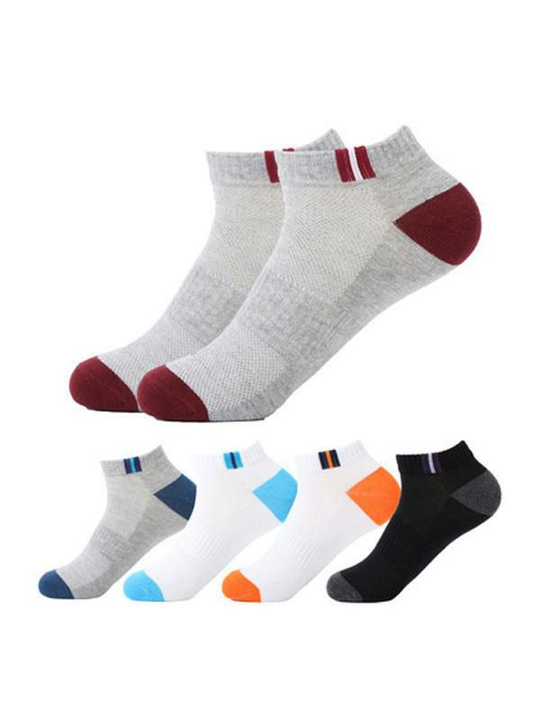 Men’s Clothing |   10 PCS Cotton Mesh Boat Socks Breathable Sweat-Absorbent Waist Sports Socks Clothing Men's Clothing