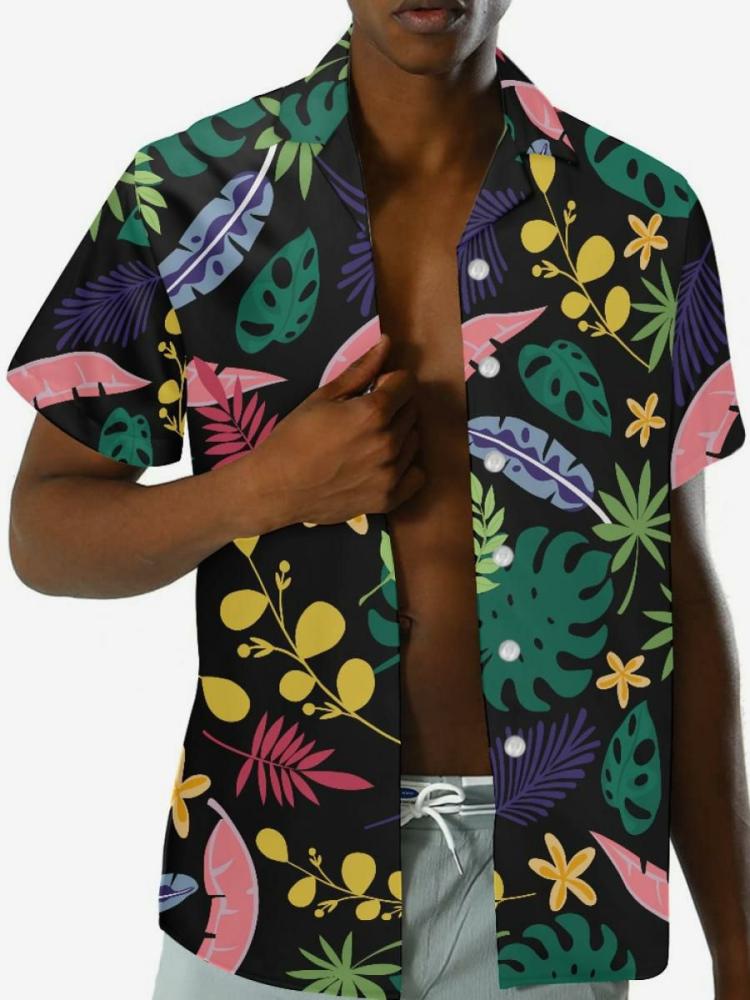 Men’s Clothing |   Casual Shirt For Men Casual Tropical Printed Men Top Clothing Men's Clothing