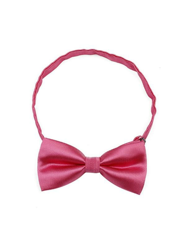 Men’s Clothing |   Dress Bowties in Pink Satin Clothing Men's Clothing