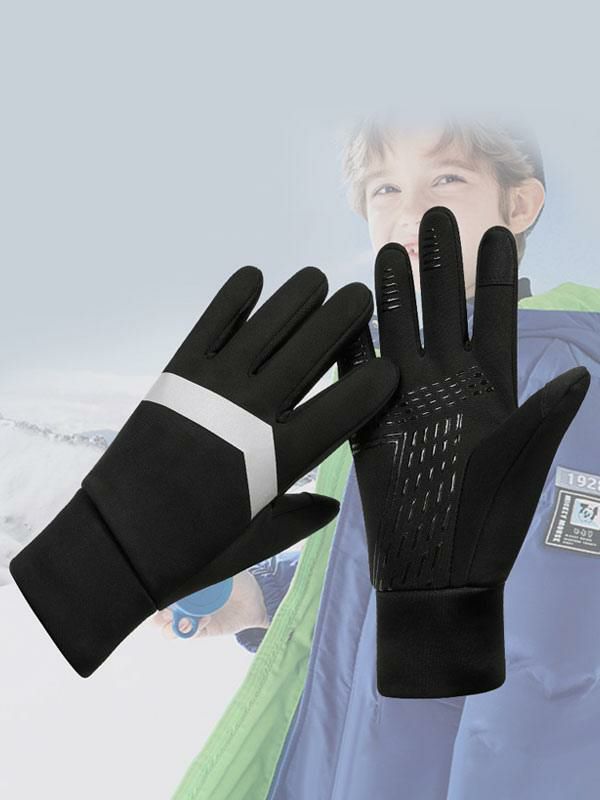 Men’s Clothing |   Gloves For Men Color Block Polyester Clothing Men's Clothing