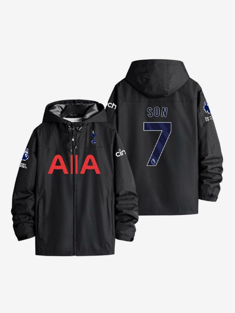 Men’s Clothing |   Hotspur No.7 SON Home 23/24 Adult Hooded Jacket Clothing Men's Clothing