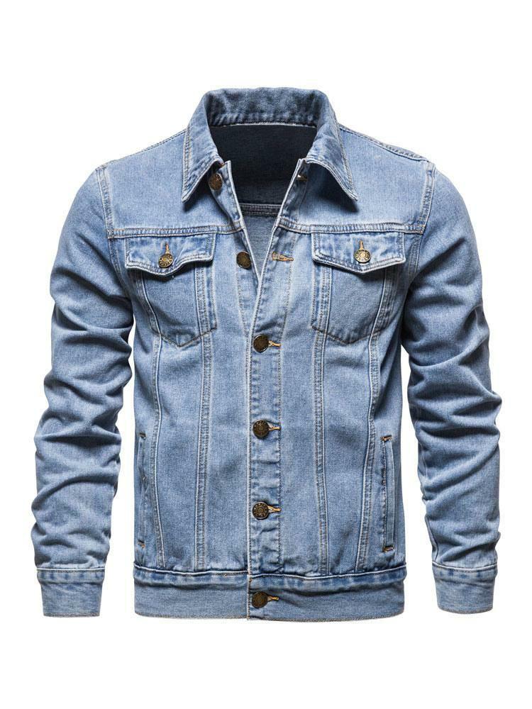 Men’s Clothing |   Jackets & Coats Jacket For Men Jackets Chic Light Sky Blue Light Sky Blue Stylish Clothing Men's Clothing