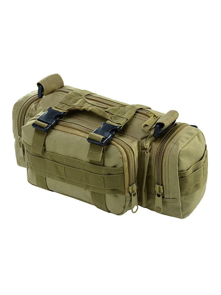 Men’s Clothing |   Men Bag Khaki Nylon Commuter Bag A Field Bag Clothing Men's Clothing