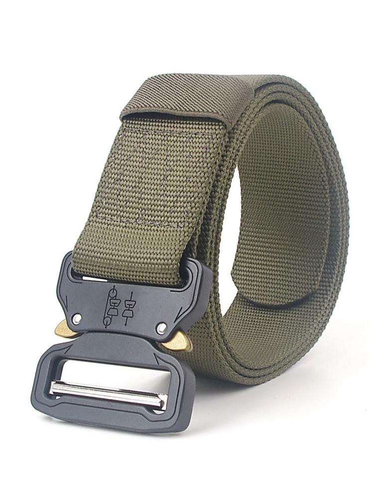 Men’s Clothing |   Men Belt Nylon Hunter Green Daily Casual Belt Clothing Men's Clothing