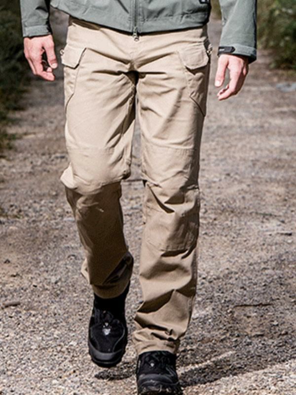 Men’s Clothing |   Men Trousers Casual Irregular Natural Waist Straight Khaki Long Pants Clothing Men's Clothing