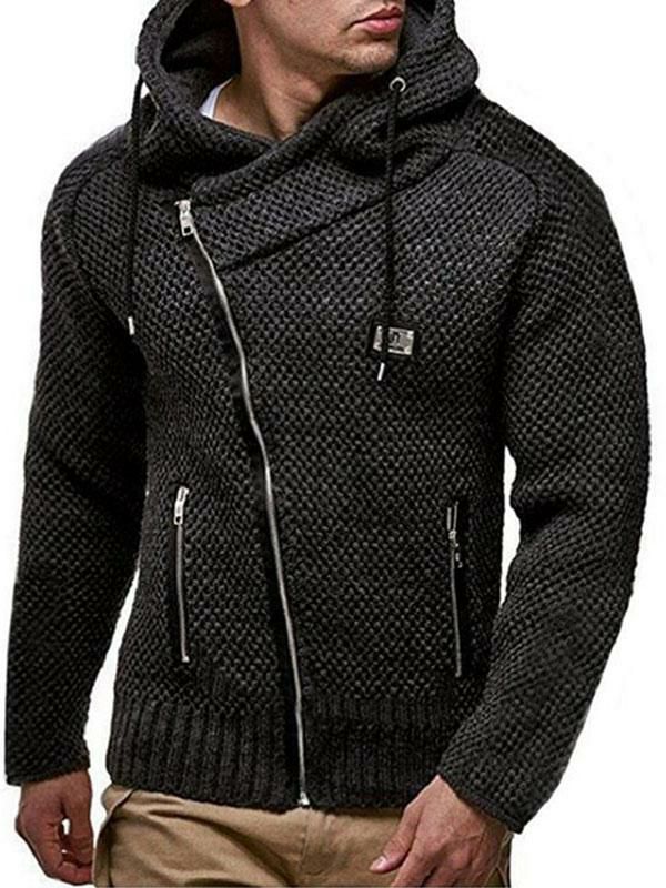 Men’s Clothing |   Men’s Clothing Cardigan Men’s Sweaters Cardigans Casual Long Sleeves Black Black Stylish Clothing Men's Clothing