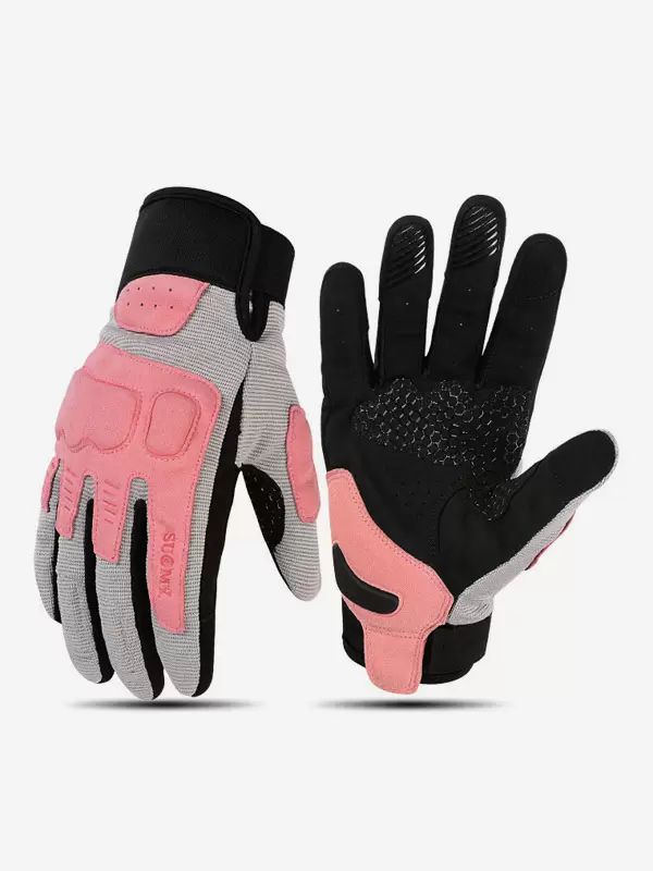 Men’s Clothing |   Motorcycle macaron retro mesh rider gloves touch screen anti-fall cycling racing biking climbing hiking gloves Clothing Men's Clothing