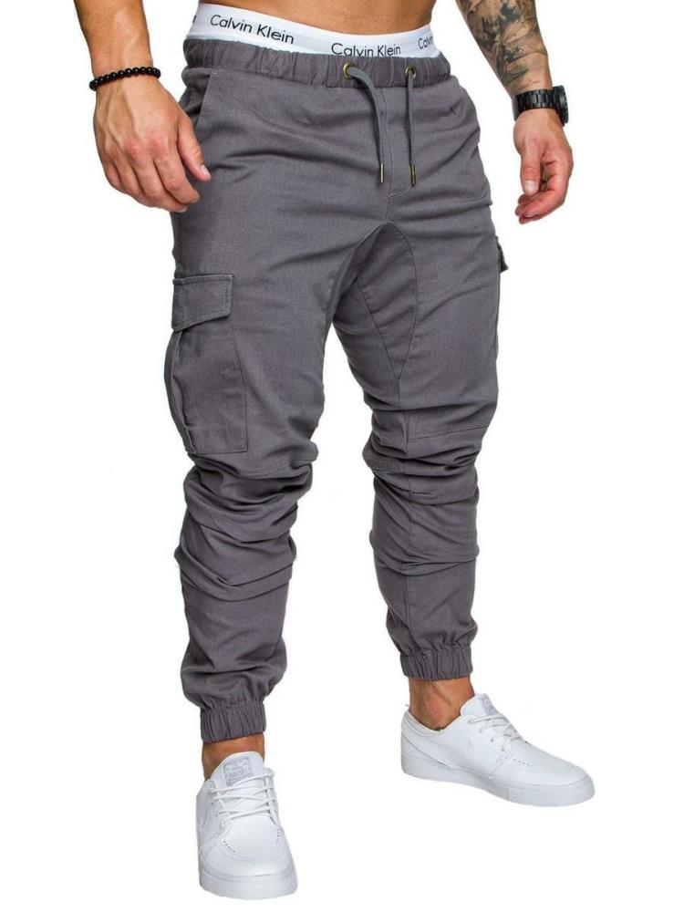 Men’s Clothing |   Pants For Men Casual Natural Waist Straight Cargo Pant White Pants Clothing Men's Clothing