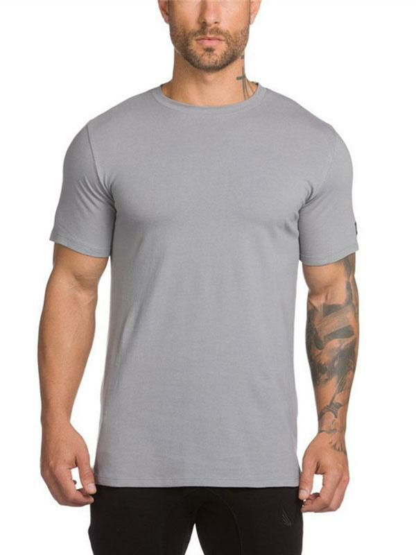 Men’s Clothing |   Short Sleeve Round Neck Basic T Shirts For Men Clothing Men's Clothing