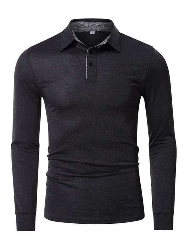 Men’s Clothing |   T-shirts Casual Turndown Collar Oversized Long Sleeves Clothing Men's Clothing