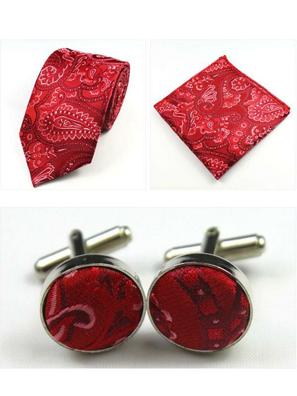 Men’s Clothing |   Ties Pocket Square Cufflinks 3 Piece Sets Clothing Men's Clothing