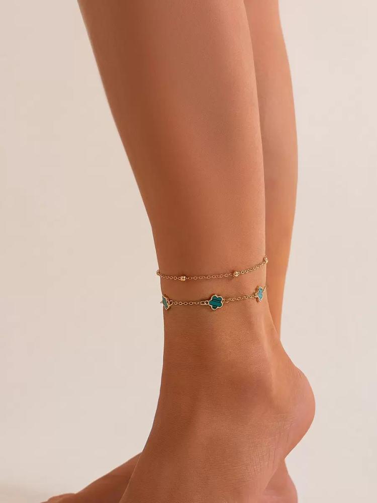 Swimsuits & Cover-Ups |   Anklet Metal Holiday Adult’s Jewelry Clothing Swimsuits & Cover-Ups