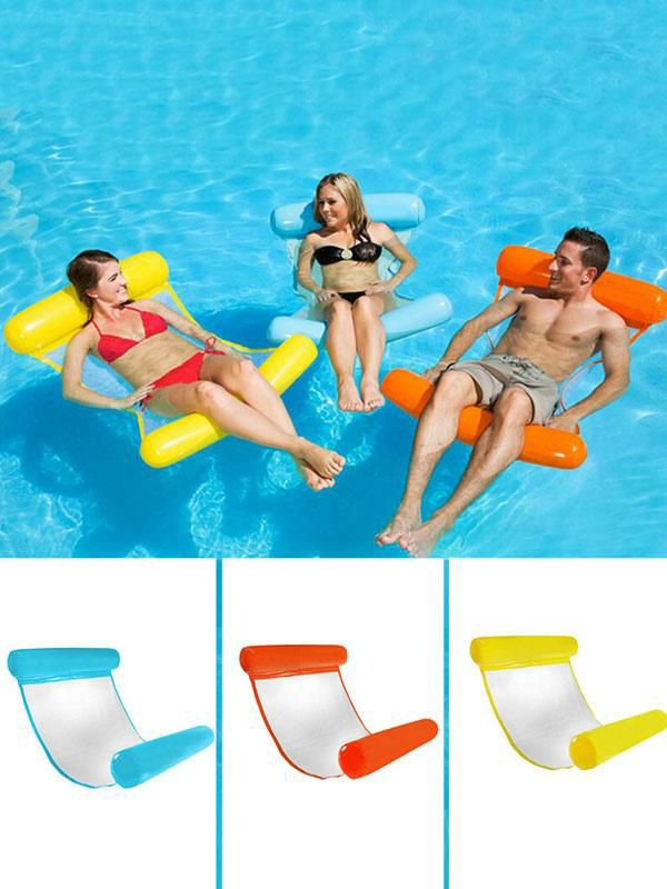 Swimsuits & Cover-Ups |   Swim Water Hammock Recliner Inflatable Floating Bed Pool Mattress Swimming Ring Clothing Swimsuits & Cover-Ups