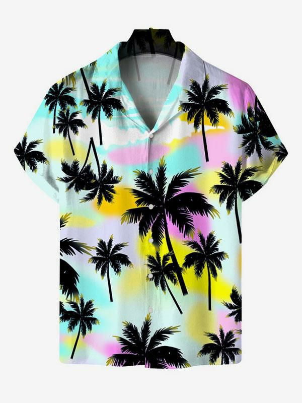 Men’s Clothing |   Man’s Casual Shirt Casual Printed Yellow Shirts Clothing Men's Clothing