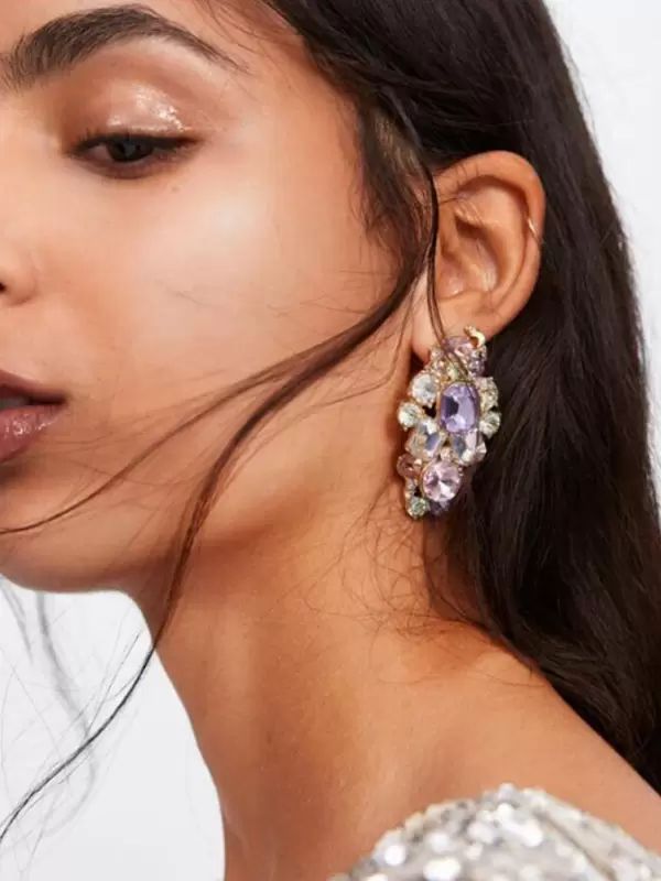 Accessories |   Earrings Statment Rhinstones Stylish Chic Earrings Accessories Accessories